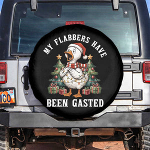 My Flabbers Have Been Gasted Spare Tire Cover Funny Goose Christmas TS14 No hole Black Print Your Wear