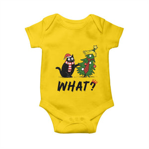 Black Cat What Christmas Baby Onesie Anti Trump Protest TS14 Daisy Print Your Wear