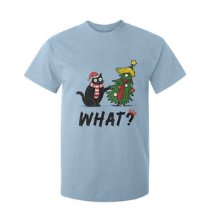 Black Cat What Christmas T Shirt For Kid Anti Trump Protest TS14 Light Blue Print Your Wear