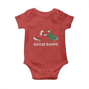 Christmas Goose Bumps Holiday Season Baby Onesie TS14 Red Print Your Wear