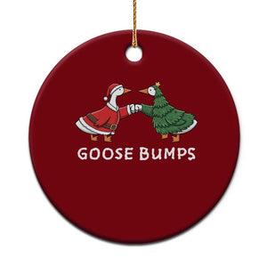 Christmas Goose Bumps Holiday Season Ceramic Ornament TS14 1pc Red Print Your Wear