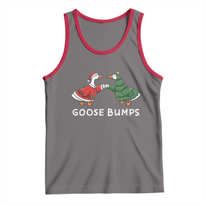 Christmas Goose Bumps Holiday Season Tank Top TS14 Deep Heather Red Print Your Wear