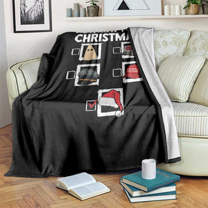 Funny Political Christmas Throw Blanket Old Hat New Hat TS14 Print Your Wear