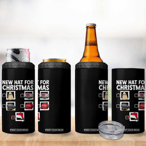 Funny Political Christmas 4 in 1 Can Cooler Tumbler Old Hat New Hat TS14 Print Your Wear