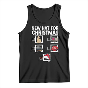 Funny Political Christmas Tank Top Old Hat New Hat TS14 Black Print Your Wear
