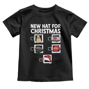 Funny Political Christmas Toddler T Shirt Old Hat New Hat TS14 Black Print Your Wear