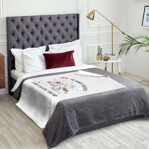 Silly Goose Christmas Throw Blanket My Tummy Hurts And I Hate Trump TS14 Print Your Wear