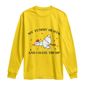 Silly Goose Christmas Long Sleeve Shirt My Tummy Hurts And I Hate Trump TS14 Daisy Print Your Wear