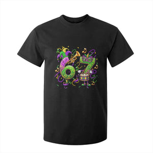 67 Mardi Gras Meme T Shirt For Kid Funny Six Seven Carnival Party TS14 Black Print Your Wear