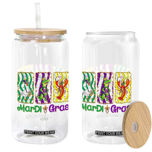 Funny Mardi Gras Animal Glass Can Alligator Crawfish Goose New Orleans Louisiana TS14 Print Your Wear