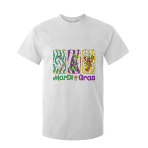 Funny Mardi Gras Animal T Shirt For Kid Alligator Crawfish Goose New Orleans Louisiana TS14 White Print Your Wear