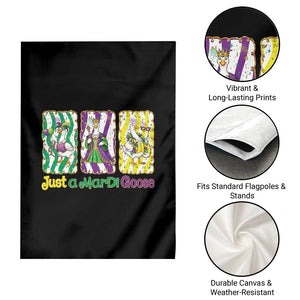 Mardi Gras Goose Garden Flag Just A Mardi Goose TS14 Print Your Wear