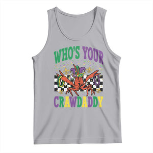 Mardi Gras Crawfish Tank Top Who Is Your Crawdaddy TS14 Athletic Heather Print Your Wear