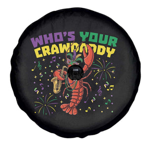 Mardi Gras Crawfish Spare Tire Cover Who Is Your Crawdaddy Carnival Party TS14 Print Your Wear