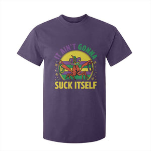 Mardi Gras Crawfish T Shirt For Kid It Ain't Gonna Suck Itself TS14 Purple Print Your Wear