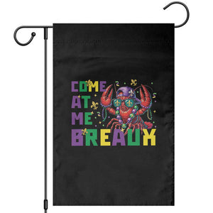 Mardi Gras Crawfish Garden Flag Come At Me Breaux TS14 Black Print Your Wear