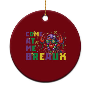 Mardi Gras Crawfish Ceramic Ornament Come At Me Breaux TS14 1pc Red Print Your Wear