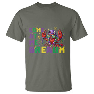 Mardi Gras Crawfish T Shirt Come At Me Breaux TS14 Military Green Print Your Wear