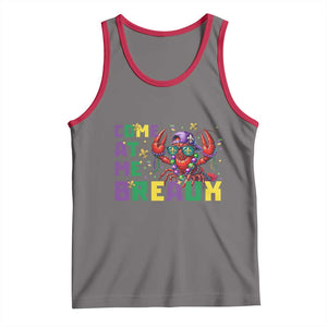 Mardi Gras Crawfish Tank Top Come At Me Breaux TS14 Deep Heather Red Print Your Wear