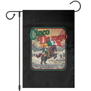 Cinco de Mayo Battle of Puebla Garden Flag Mexican Victory History 1862 TS14 Black Print Your Wear