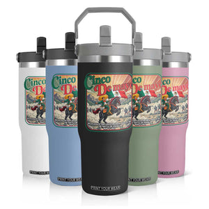 Cinco de Mayo Battle of Puebla Flip Straw Tumbler Mexican Victory History 1862 TS14 Print Your Wear