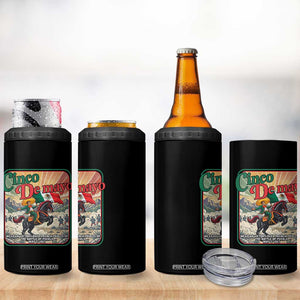 Cinco de Mayo Battle of Puebla 4 in 1 Can Cooler Tumbler Mexican Victory History 1862 TS14 Print Your Wear