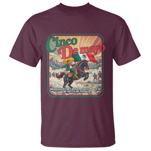 Cinco de Mayo Battle of Puebla T Shirt Mexican Victory History 1862 TS14 Maroon Print Your Wear