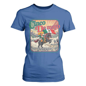 Cinco de Mayo Battle of Puebla T Shirt For Women Mexican Victory History 1862 TS14 Royal Blue Print Your Wear