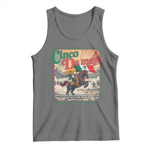 Cinco de Mayo Battle of Puebla Tank Top Mexican Victory History 1862 TS14 Black Heather Print Your Wear