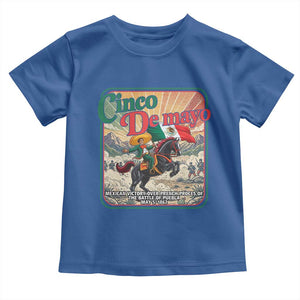 Cinco de Mayo Battle of Puebla Toddler T Shirt Mexican Victory History 1862 TS14 Royal Blue Print Your Wear