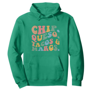 Chips Queso Tacos & Margs Hoodie Cinco De Mayo Mexican Food Margarita Lover TS14 Irish Green Print Your Wear