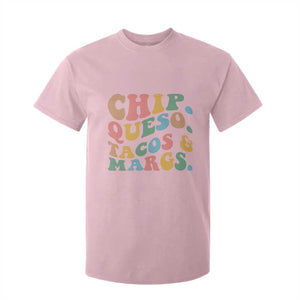 Chips Queso Tacos & Margs T Shirt For Kid Cinco De Mayo Mexican Food Margarita Lover TS14 Light Pink Print Your Wear