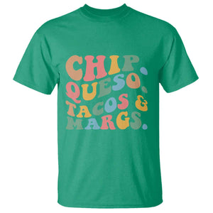 Chips Queso Tacos & Margs T Shirt Cinco De Mayo Mexican Food Margarita Lover TS14 Irish Green Print Your Wear