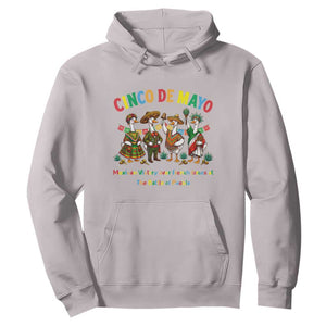 Cinco de Mayo Mexican Victory Hoodie Silly Goose Festive Heritage Puebla Battle 1862 TS14 Ice Gray Print Your Wear