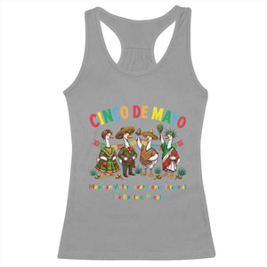 Cinco de Mayo Mexican Victory Racerback Tank Top Silly Goose Festive Heritage Puebla Battle 1862 TS14 Sport Gray Print Your Wear