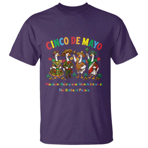 Cinco de Mayo Mexican Victory T Shirt Silly Goose Festive Heritage Puebla Battle 1862 TS14 Purple Print Your Wear