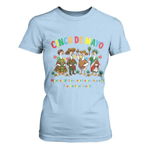 Cinco de Mayo Mexican Victory T Shirt For Women Silly Goose Festive Heritage Puebla Battle 1862 TS14 Light Blue Print Your Wear
