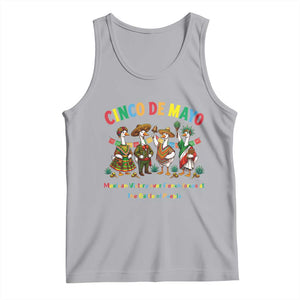 Cinco de Mayo Mexican Victory Tank Top Silly Goose Festive Heritage Puebla Battle 1862 TS14 Athletic Heather Print Your Wear