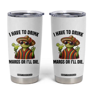 Cinco De Drinko Margarita Tumbler Cup Funny Drinking Lizard Cinco De Mayo Fiesta TS14 Black Print Your Wear