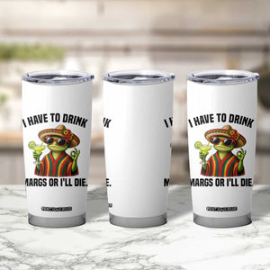 Cinco De Drinko Margarita Tumbler Cup Funny Drinking Lizard Cinco De Mayo Fiesta TS14 Print Your Wear