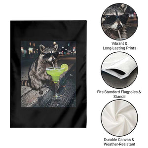 Margarita Cocktail Garden Flag Funny Raccoon Mexican Food Meme TS14 Print Your Wear