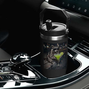 Margarita Cocktail Flip Straw Tumbler Funny Raccoon Mexican Food Meme TS14 Print Your Wear