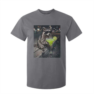 Margarita Cocktail T Shirt For Kid Funny Raccoon Mexican Food Meme TS14 Charcoal Print Your Wear