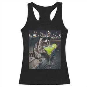 Margarita Cocktail Racerback Tank Top Funny Raccoon Mexican Food Meme TS14 Black Print Your Wear
