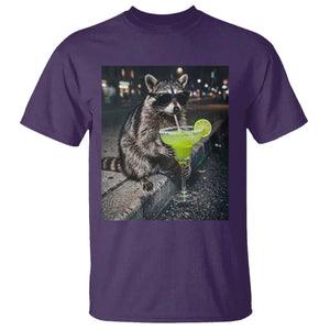 Margarita Cocktail T Shirt Funny Raccoon Mexican Food Meme TS14 Purple Print Your Wear