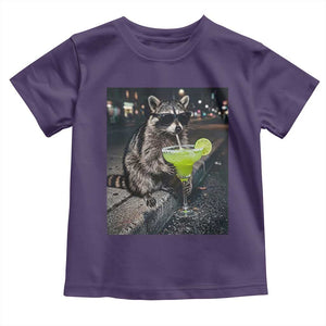 Margarita Cocktail Toddler T Shirt Funny Raccoon Mexican Food Meme TS14 Purple Print Your Wear