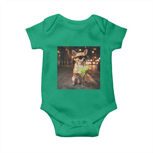 Cinco de Mayo Margarita Baby Onesie Funny Chihuahua Drinking Cocktail Mexican Fiesta Gift TS14 Irish Green Print Your Wear