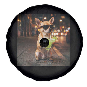 Cinco de Mayo Margarita Spare Tire Cover Funny Chihuahua Drinking Cocktail Mexican Fiesta Gift TS14 Print Your Wear