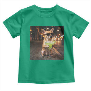 Cinco de Mayo Margarita Toddler T Shirt Funny Chihuahua Drinking Cocktail Mexican Fiesta Gift TS14 Irish Green Print Your Wear