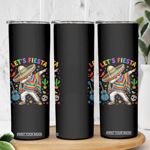 Lets Fiesta Skinny Tumbler Funny Dabbing Boy Cinco De Mayo Fiesta TS14 Print Your Wear